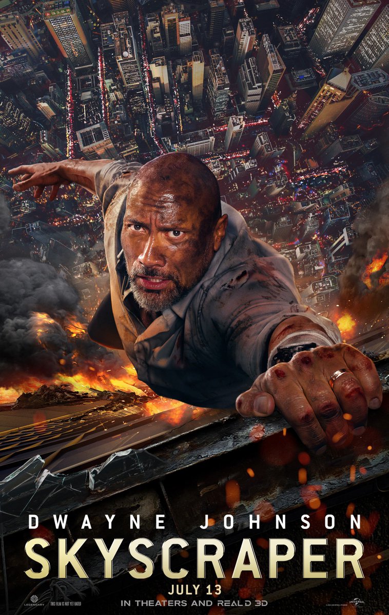 TheEricGoldman's tweet photo. I hope the internet trolls who get so ridiculously angry about gender swapping remakes will give the new version of #Skyscraper a chance. https://t.co/0FF5hHGUWX