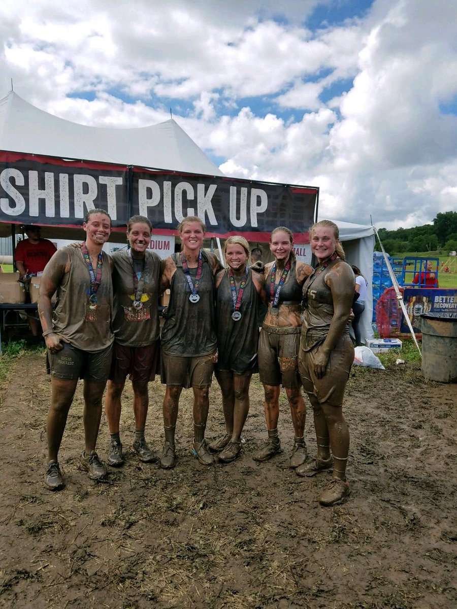 DWTigerWBB's tweet photo. Check out this DDUB group of current players, alumni, and coaches who competed in a Warrior Dash today in Nebraska! 🏃🏼‍♀️💪🏽 https://t.co/IEP8zS12aq
