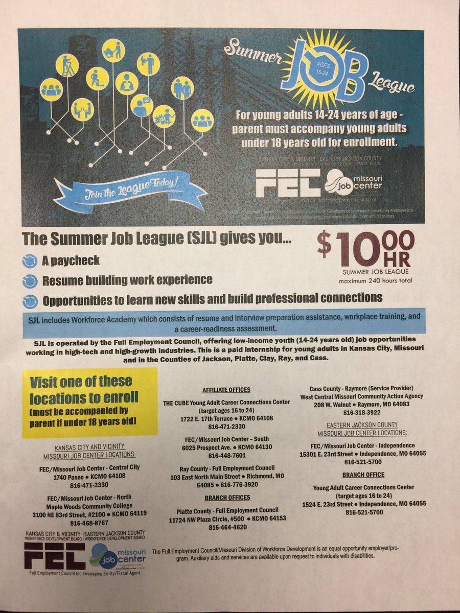 GenerationRap's tweet photo. Know someone who needs a job ages 14-24? Tell them about this AMAZING opportunity. The Full Employment Council will pay them $10 an hour!!!! https://t.co/bURn6C4aT1
