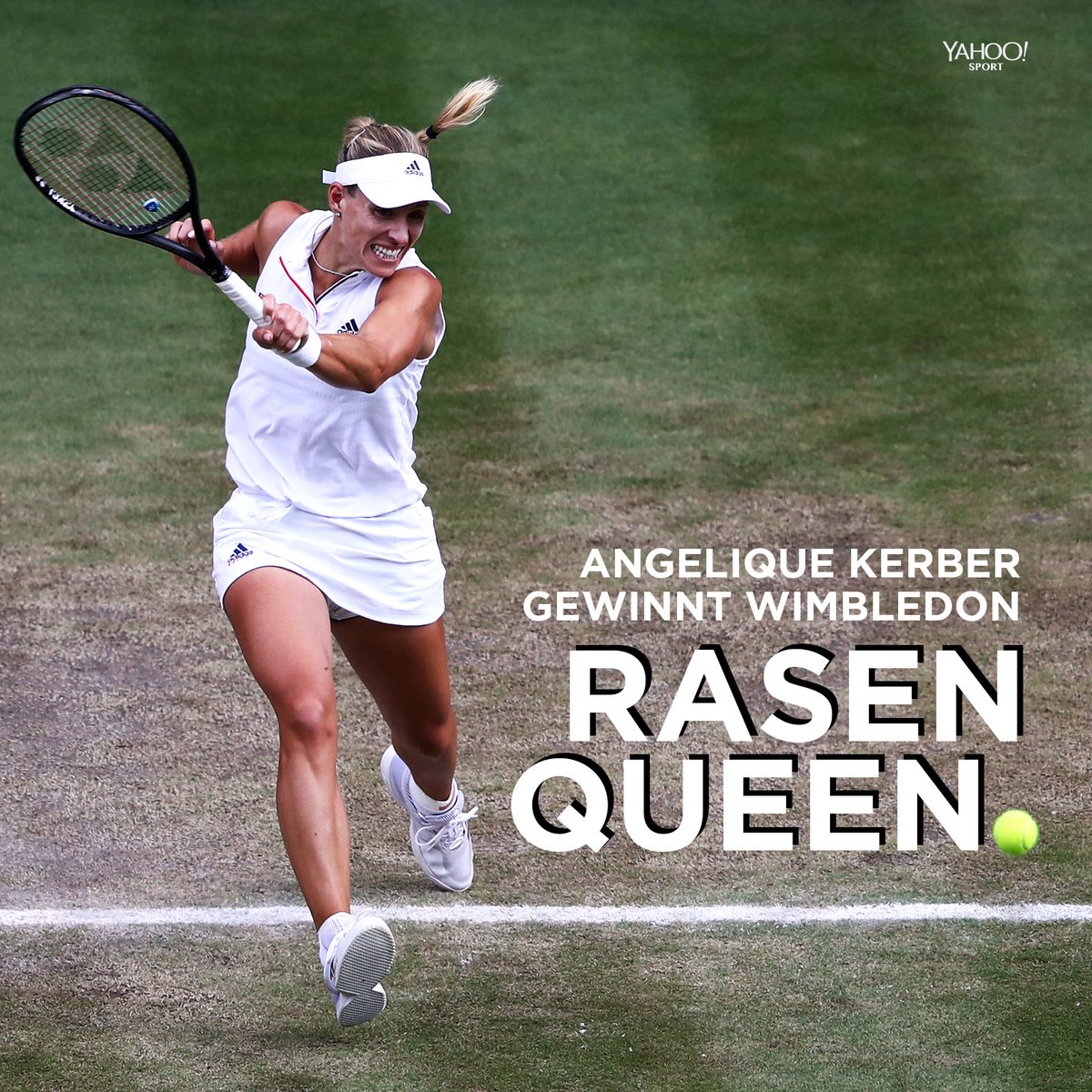 ANGELIQUEEN KERBER! 

Wahnsinn! <a href="/AngeliqueKerber/">Angelique Kerber</a> #Kerber gewinnt in zwei Sätzen gegen Serena #Williams und sichert Deutschland den ersten #Wimbledon-Erfolg seit Steffi Graf 1996! 

Wir sagen: Herzlichen Glückwunsch! 🎾