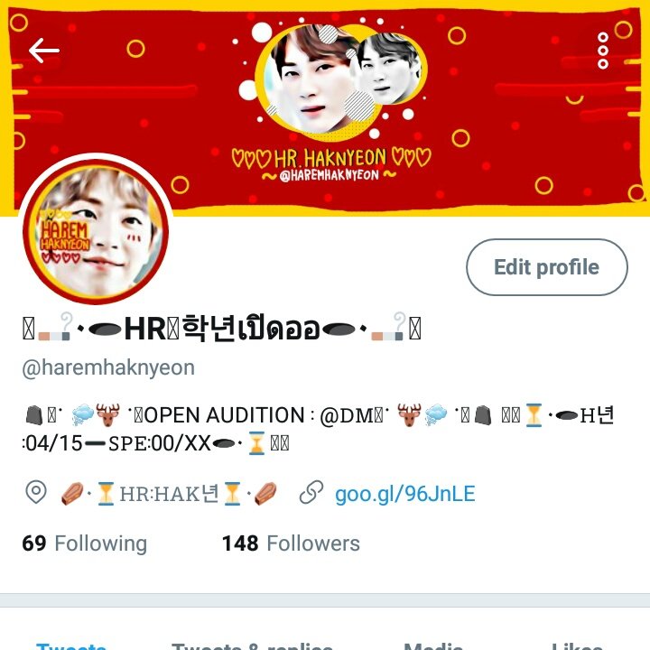 haremhaknyeon's tweet photo. new theme💛❤ ขอบคุณธีมสวยๆจากพี่พร้อมรบนะค้าบ อู้ดๆ🐷🔎💭 @itbabyxtaeyong ♡♡♡♡ https://t.co/pZtcAbpVoz