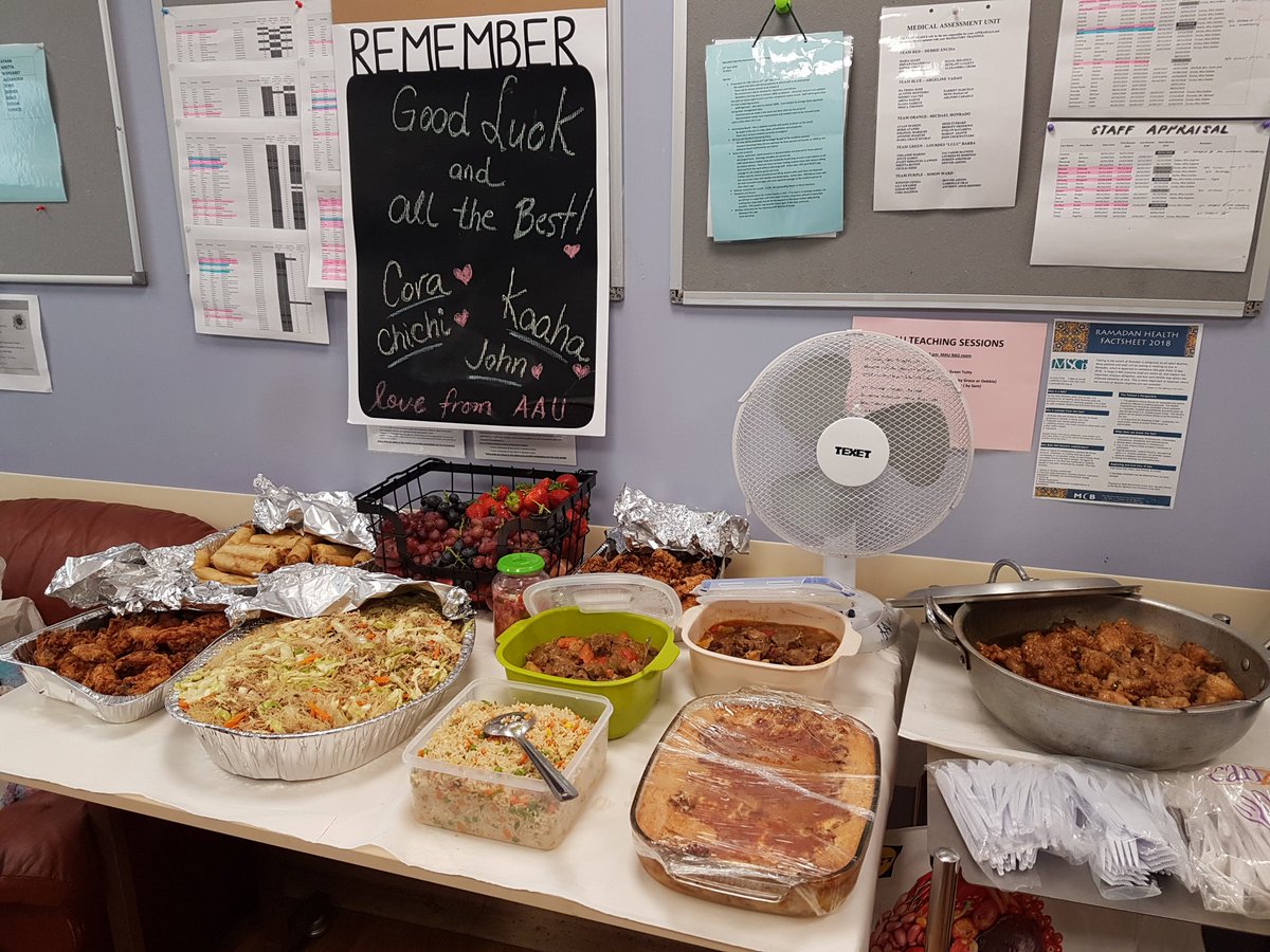 RN2268's tweet photo. Leaving Do for our lovely staff in AAU who have been and will always be part of our team...good luck in their journeys! https://t.co/ZZsVvvEnv3