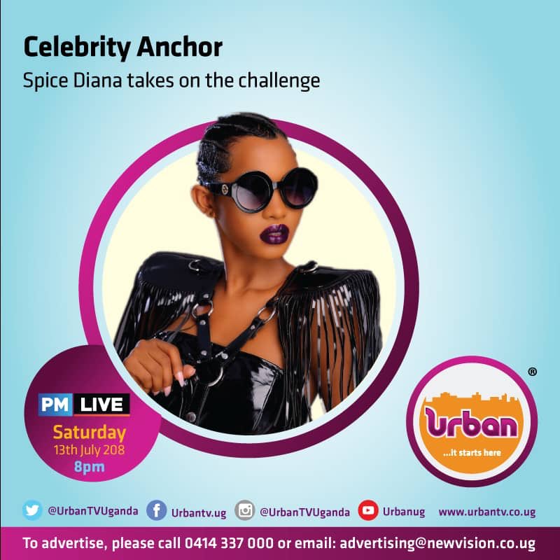 SpiceDianaUg's tweet photo. Are u next to your tele Tune to @UrbanTVUganda , going to be your celebrity anchor
#twebereremu
#bwebityo https://t.co/nvRxSVb5pM