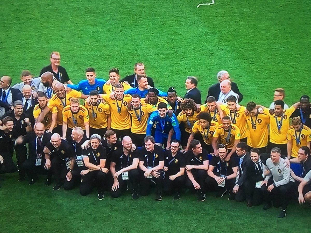 WorldCupFeverTV's tweet photo. #3rdPlaceGame
#BEL 2-0 #ENG
⚽️: @ThomMills (4') & @HazardEden10 (82')
Congratulations to the @BelRedDevils 🇧🇪 for winning the 3rd Place 🥉 game and obtaining @BelgianFootball best position ever at a FIFA #WorldCup! 👏🏼👏🏼👏🏼👏🏼 https://t.co/bNBCvNFZdA