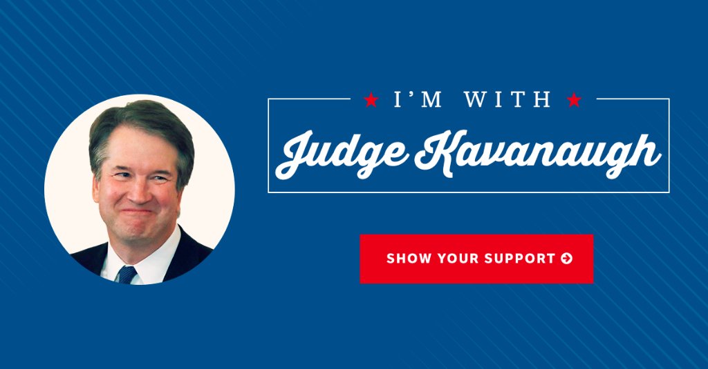 Republicans's tweet photo. Do YOU stand with Judge Kavanaugh? Sign the petition here ➡️ https://t.co/Gb5iGqcUS6 https://t.co/hUMAy8Wj5K