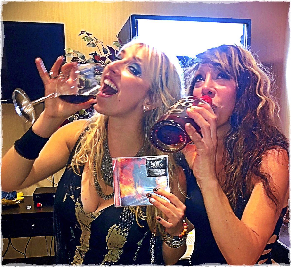 Larry Morand (@icemanonthemove) on Twitter photo Girls just want to have fun!!
Support <a href="/OfficialVixen/">Official Vixen</a> and get your copy of #LiveFire available at you favorite online spots and <a href="/ratpakrecords/">Rat Pak Records</a> !
<a href="/OfficialVixen/">Official Vixen</a> <a href="/BrittLightning/">Britt Lightning</a> <a href="/planetjanet/">Planet Janet Travels</a> @shareross #vixenband #girlsrock #cocktailtime #roxy #britt Girls just want to have fun!!
Support <a href="/OfficialVixen/">Official Vixen</a> and get your copy of #LiveFire available at you favorite online spots and <a href="/ratpakrecords/">Rat Pak Records</a> !
<a href="/OfficialVixen/">Official Vixen</a> <a href="/BrittLightning/">Britt Lightning</a> <a href="/planetjanet/">Planet Janet Travels</a> @shareross #vixenband #girlsrock #cocktailtime #roxy #britt