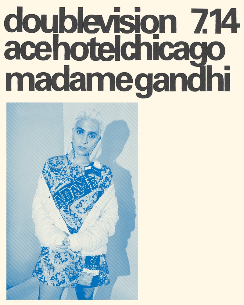 Tonight at Waydown – <a href="/MadameGandhi/">Madame Gandhi</a> makes her return. Free and open to the public.