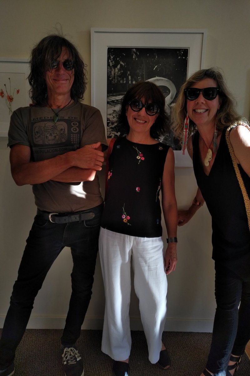 ConnieKuhns's tweet photo. A Fury, a Dishrag, an artist: originals from Vancouver's early punk rock days @faultlineproj opening of Robert Kleyn's curated show NEWS FROM FLOWERS on #saltspringisland @CAGVancouver #robertkleyn #thefuries #thedishrags photo:ConnieKuhns2018 @ChernoffFineArt https://t.co/P5J4i1LBh9