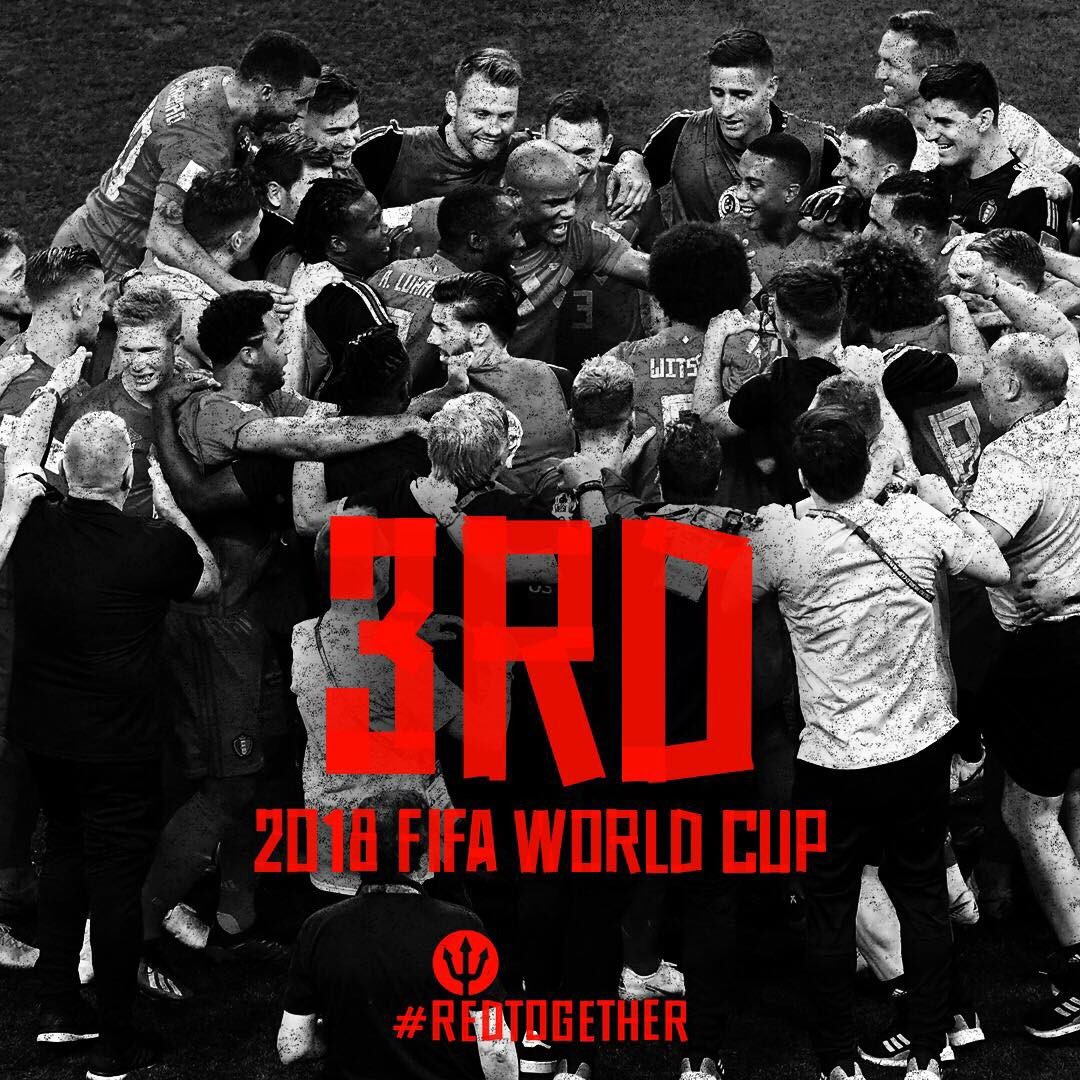 YES!  Today was another day in Belgian football history and we can be proud of what the @belgianreddevils have achieved under Martinez. 😍🇧🇪

#belgianfootball #belgianreddevils #reddevils #beleng #tousensemble #redtogether #russia2018 #wk2018 <a href="/belgianfootball/">GianFoo</a> #proud #football