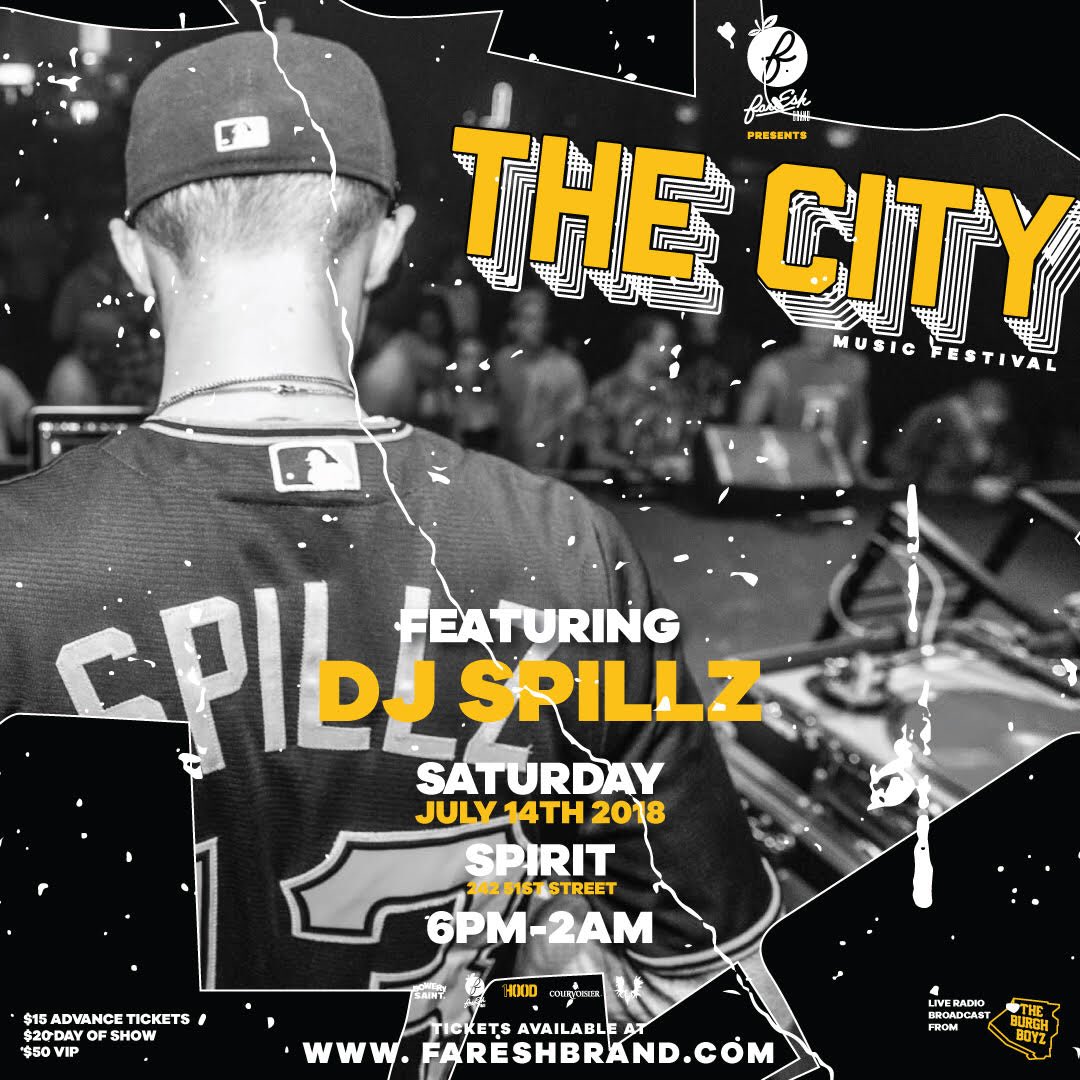 its_spillz's tweet image. TODAYs The Day !!  GET TO @spiritpgh FOR @farESHBrand’s #TheCityMusicFestival !!

DOORS @ 5PM 🏆🔥💯