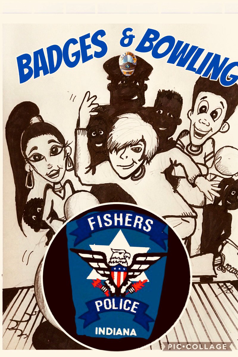 SergiScribbles's tweet photo. Finishing a logo for the Fishers Police Dept. #FPD #Fishers #bowlingandbadges #PALclub #kidsfirst #youthprograms #art #scribblesbysergi #franksergi #francosergi https://t.co/fhYuSBBz2Y