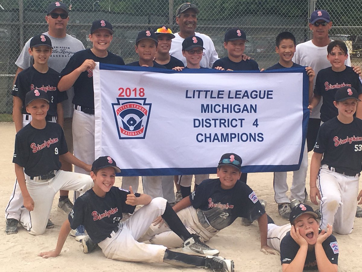 MSUDave's tweet image. #BirmLL Way to go kids! 7-1 District 4 Champs! One step closer to Williamsport. Next train stop St. Clair, MI