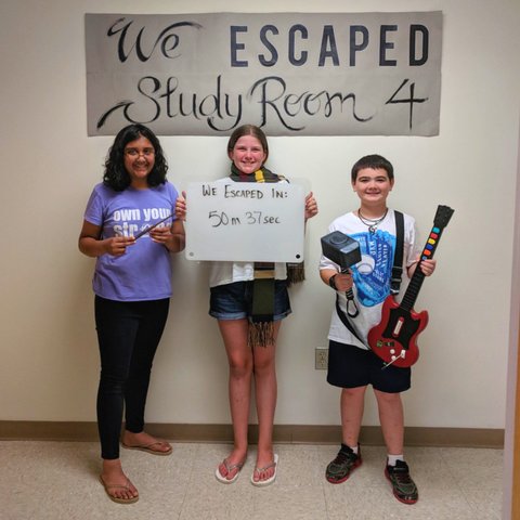 Walpublib's tweet photo. We have some new best times this week from teens who were able to Escape #StudyRoom4! https://t.co/I6If5CV3OH
