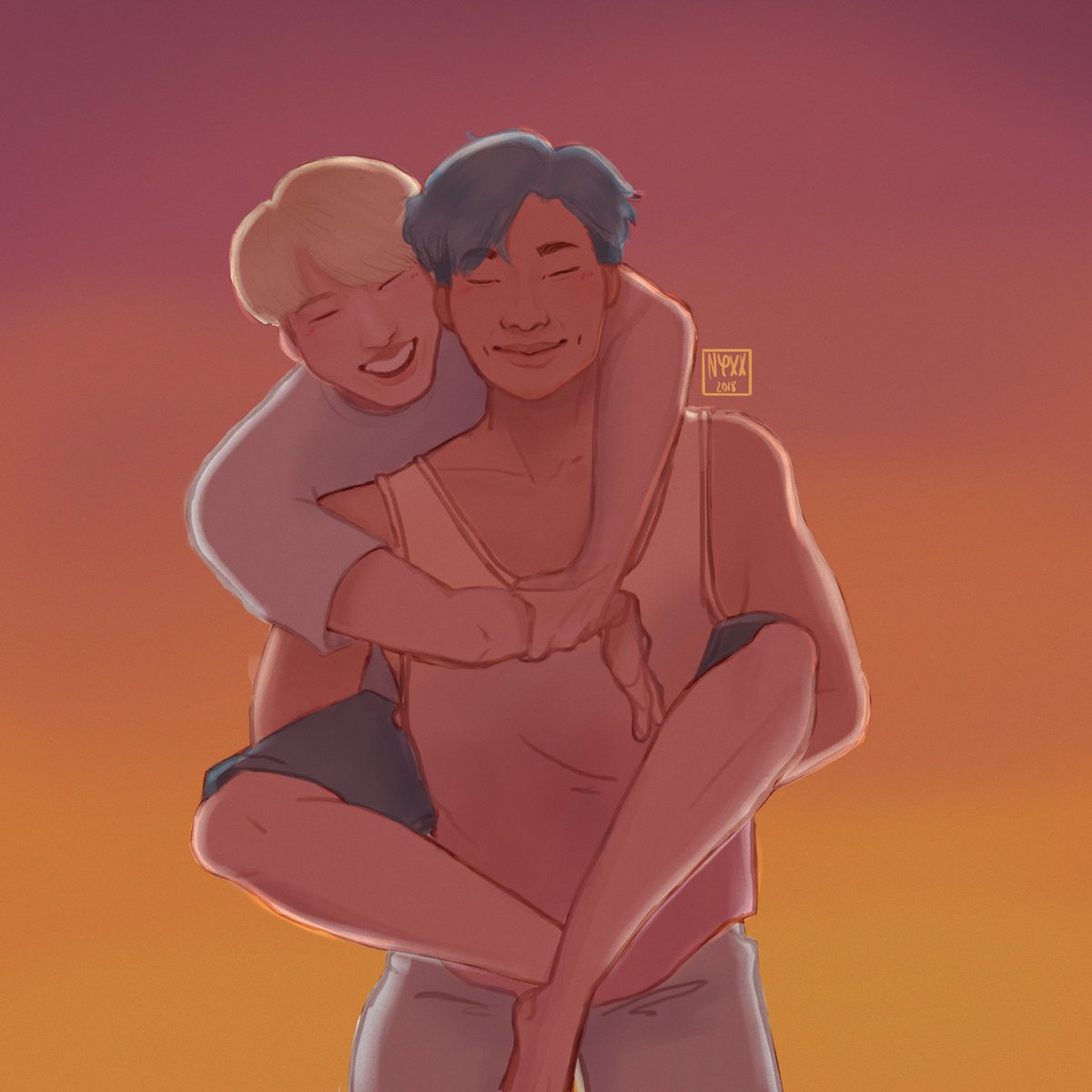 moosmhin's tweet photo. summer vibes π
#namjin #SummerNamjin18 #btsfanart #actuallymarried https://t.co/mhxRZU2h11