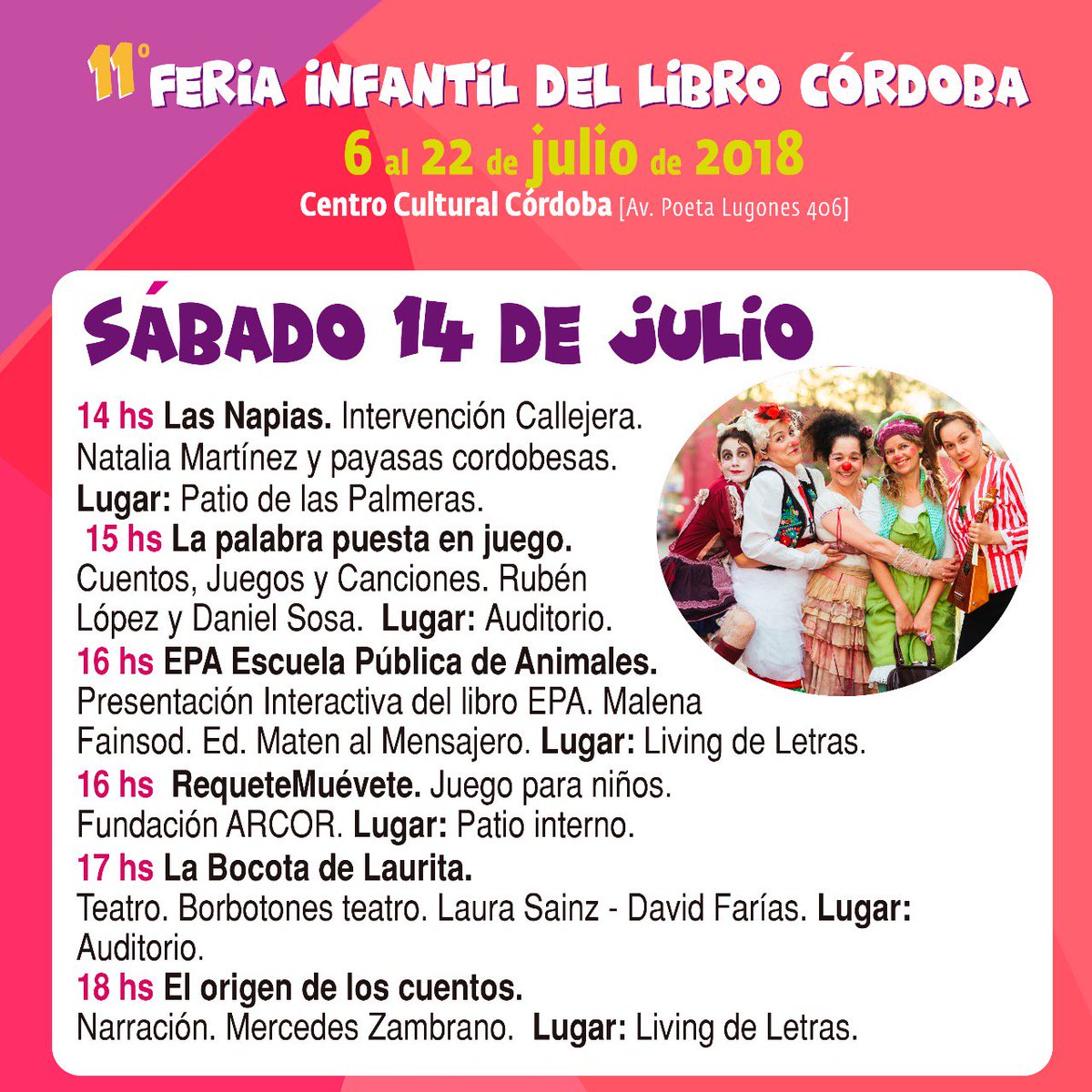 Cada día nos llenamos de imágenes como estas y sentimos que vale la pena.

Venite, te esperamos hasta las 20hs en el <a href="/CtroCulturalCba/">CCC</a>