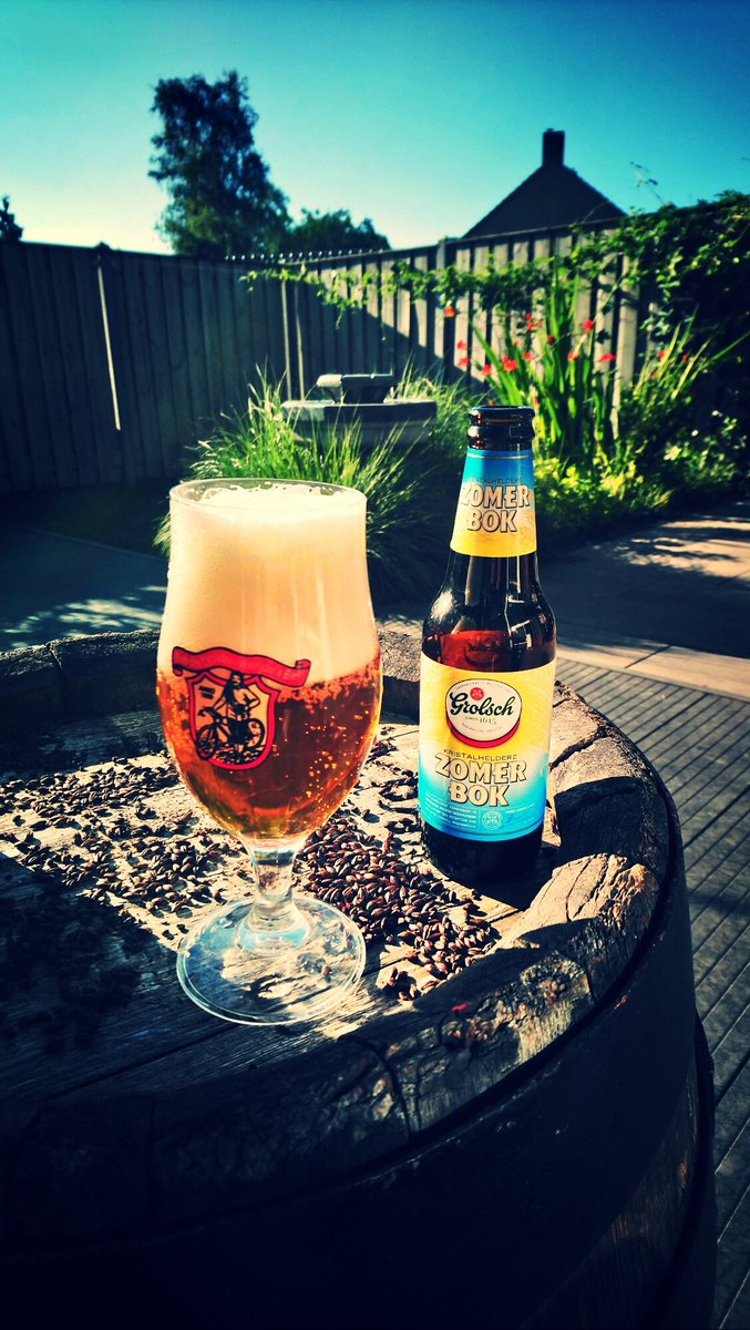 Toch weer goede alternatieven voor de zomer naast het witbier en radler geweld van de afgelopen jaren. Deze <a href="/RoyalGrolsch/">Koninklijke Grolsch</a> #zomerbok kan ik wel waarderen.