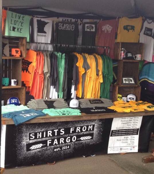 shirtsfromfargo's tweet photo. You'll be checking out this Shirts From Fargo view next week at the @DowntownFargo Street Fair! #ilovefargo https://t.co/loXlhdggYa