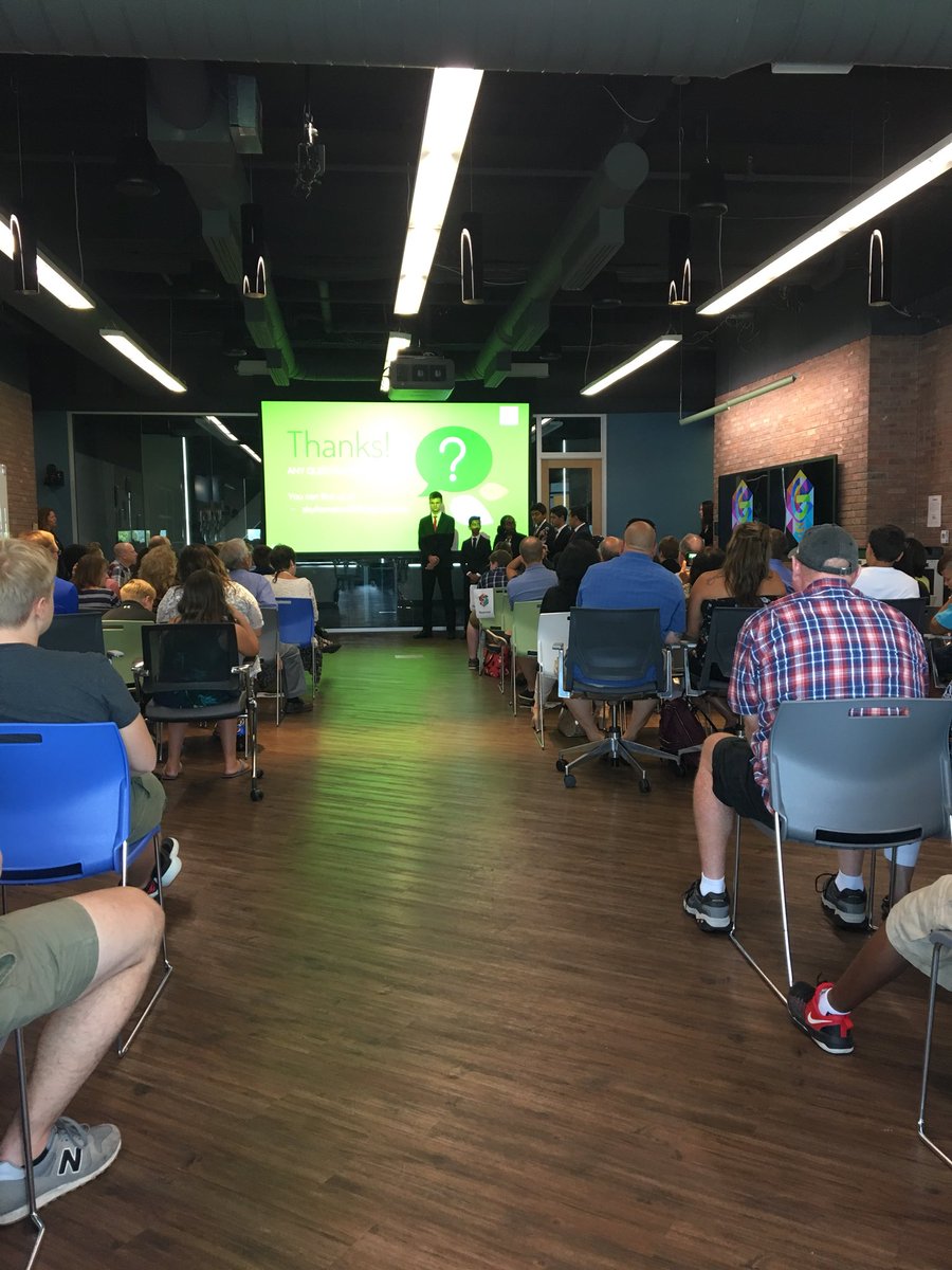 Sky Farms is revolutionizing #hydroponics! Great job, team! #GSE2018