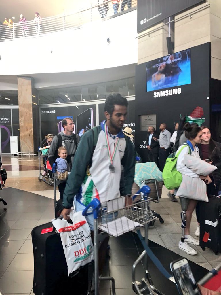 GautengSACR's tweet photo. #TeamGauteng which represented South Africa at the 6th edition of the International Tri-Color Games in Italy, returns with over 170 medals. #3ColorGames18 https://t.co/ID3dF6i01f