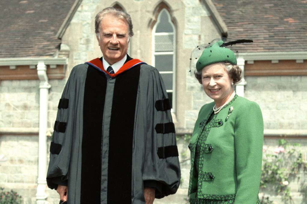 Billy Graham was allowed to preach at Windsor Castle in 1987. He wrote that the Queen “deliberately caught my eye and gestured slightly to let me know she was supporting me and praying for me.”