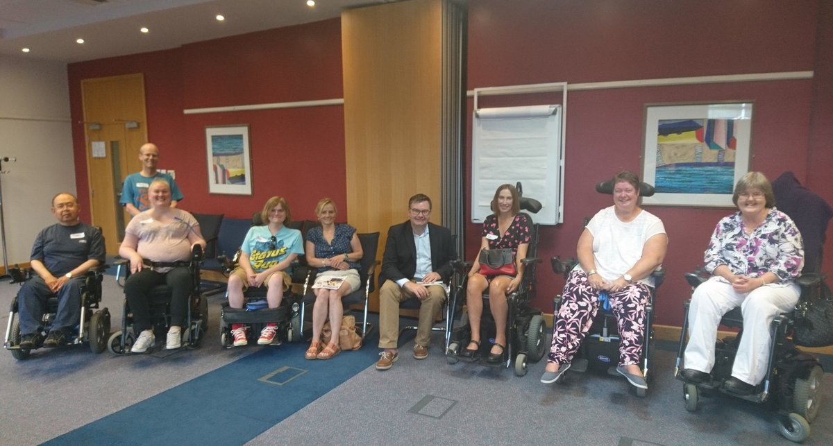 MDUK_News's tweet photo. We were joined by local MP @iainastewart at our Milton Keynes Muscle Group today. We discussed #ChangingPlaces toilets, improving NHS care and much more. Thanks to everyone who came along and made it such a positive meeting. https://t.co/TV3PT0fWmh