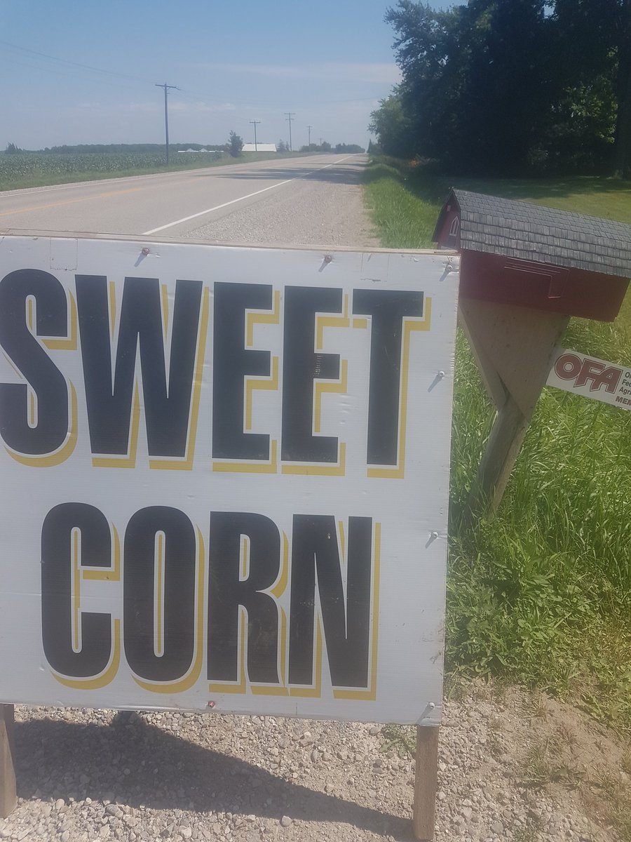 Sweet corn stand is open! Open daily from 10-6!