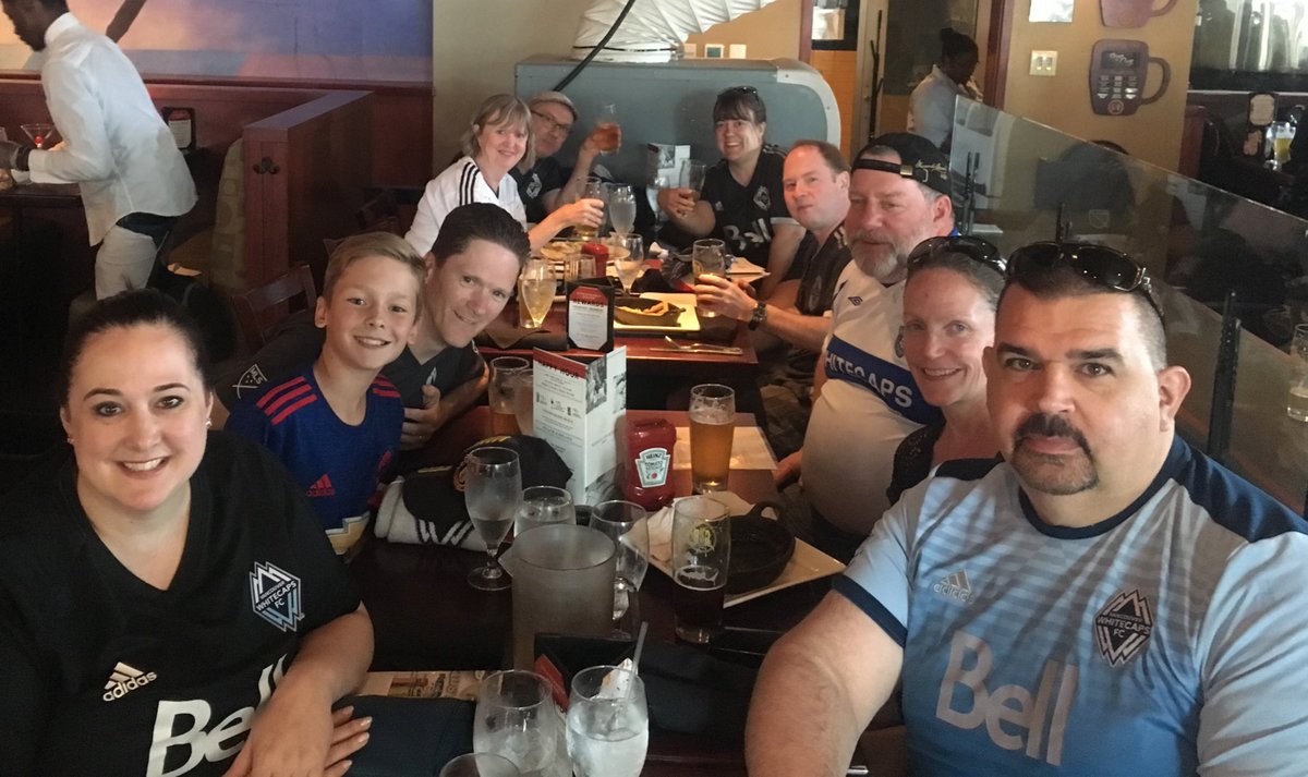 krisaug5's tweet photo. The #CapsOnTour having pre-match pints at Gordon Biersch in DC. Excited for 3 points!! https://t.co/VqYt0WXQMV