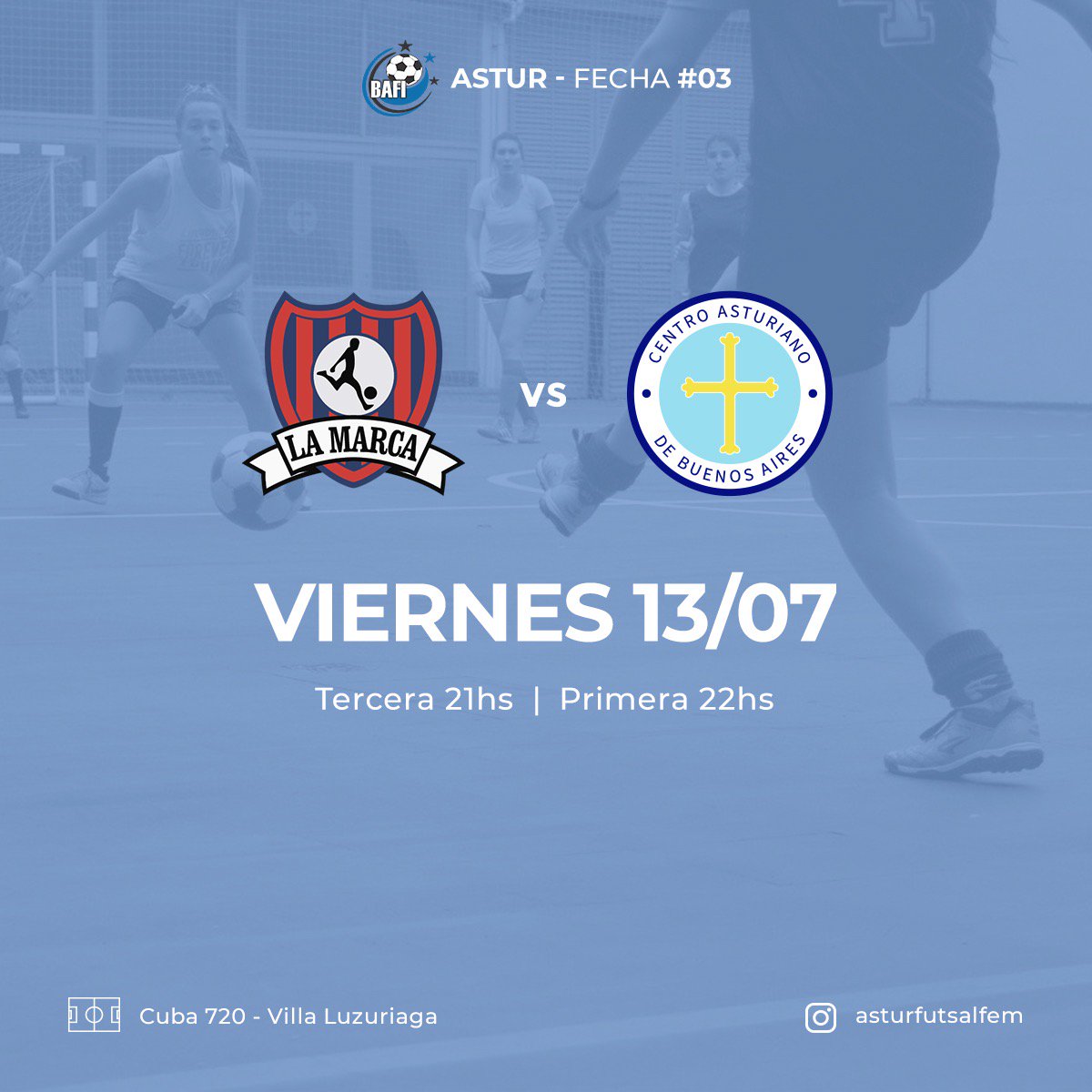 Asturiano y Astur se miden ante sus pares de CENARED y La Marca respectivamente buscando 3 puntos que ilusionen!

Vamos las pibas! 💪💙