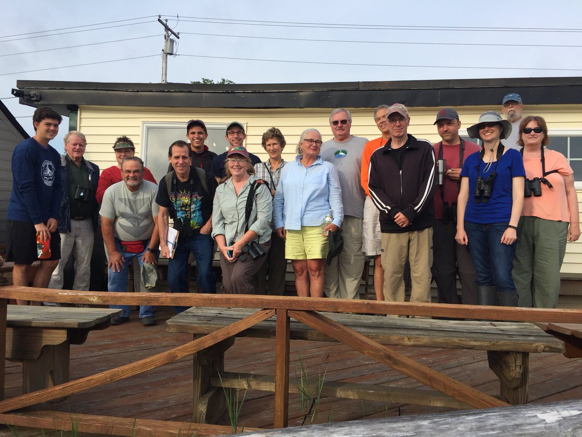 SMACaudubon's tweet photo. About 20 people helped with bird monitoring at Scarborough Marsh @MaineAudubon https://t.co/nGxeb4rbsH