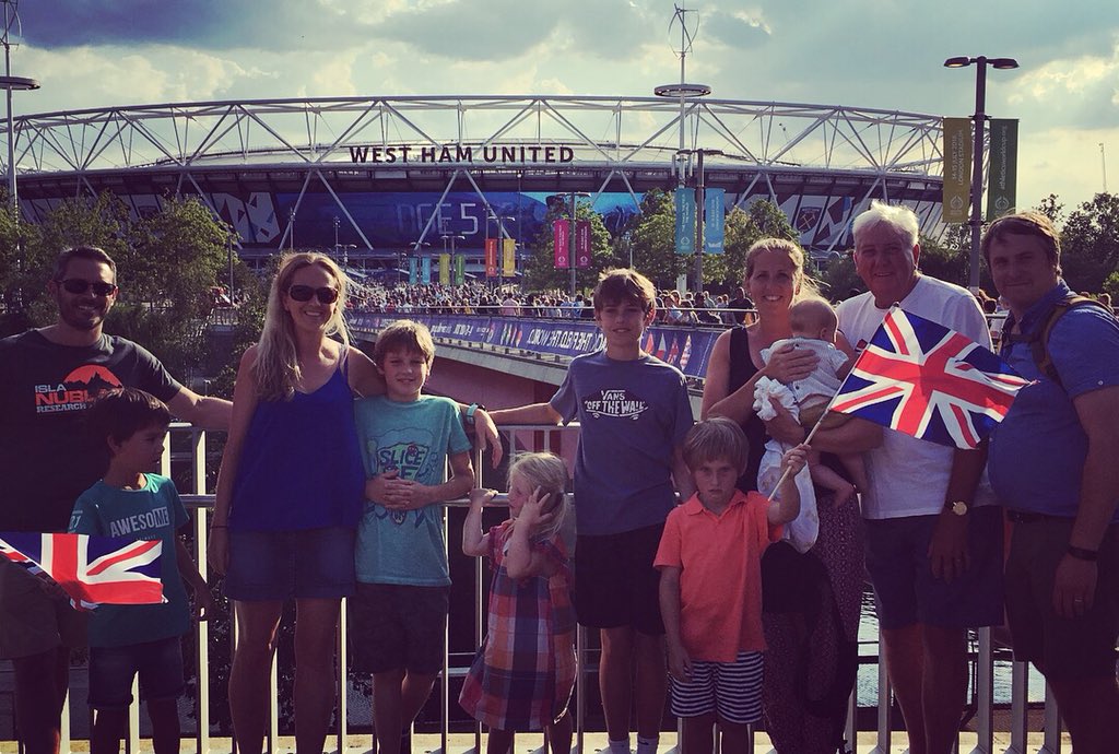 MrsJudeRussell's tweet photo. Great atmosphere at the World Cup! Thanks Grandad! @AthWorldCup  @LondonStadium @katrstevens  @Grifity https://t.co/pGmngn4I5C