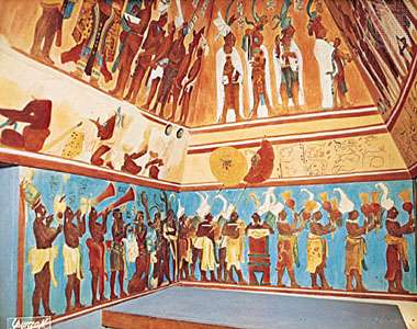 americaheals's tweet photo. Ancient Guatamalan temple wall shows black aboriginal musicians in a joyful religious celebration while a modern black American celebrates Mardi Gra season in the traditional costumes of his prehistoric ancestors. Some of us came over on slave ships but not all!! https://t.co/As8zInkVT4