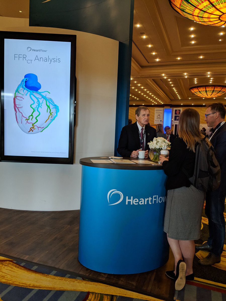 Heartflow's tweet photo. #SCCT2018 Come stop by! #HeartFlowAnalysis https://t.co/hiMXaByj9N