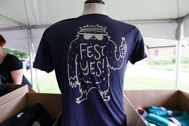 A cute little “Fest Yeti” design we did for today’s #napervillealefest ift.tt/2NR5Bab