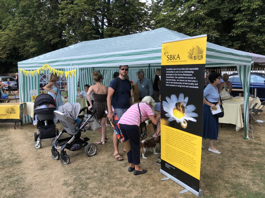 Thanks <a href="/ClaygateFlower/">Claygate Flower Show</a> <a href="/ClaygateRec/">@ClaygateRec</a> for a great day out. Specials thanks to our customers. Really hope you love the Suburban Bee Company #honey and we look forward to seeing you soon