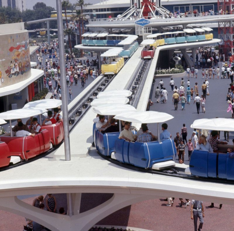 HistoryAtDisney's tweet image. Disneyland Peoplemover