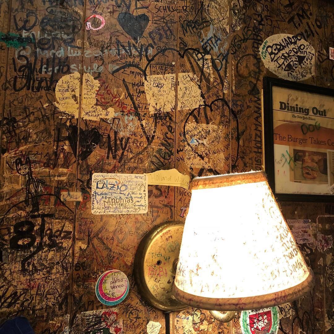 The perfect place to enjoy a burger... #burgerjointnyc
