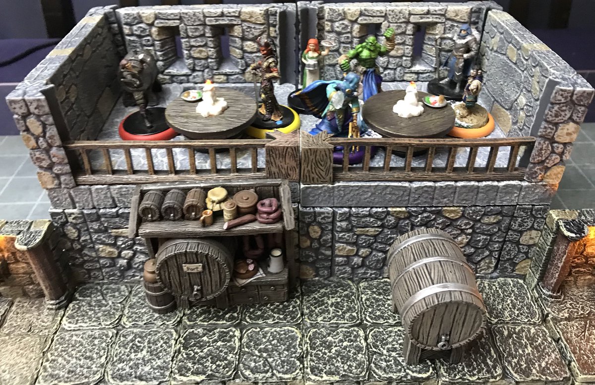 Hyperionpdx's tweet photo. On this Monday’s @mbmrpg the crew of the Tempest Temptress sits in on the Blackheart Council. #dnd #dwarvenforge @dwarvenforge https://t.co/ruU4YNIr1u