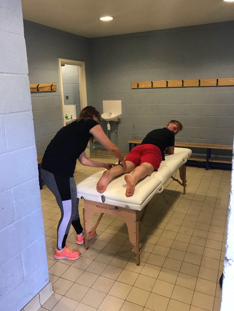 NorthShieldsAth's tweet photo. Also would like to thank our very own @GraceMaltman for her assistance with the lads before/during and after the game. #rubdowns #physio #lessinjuries https://t.co/S2jBb3mkwn