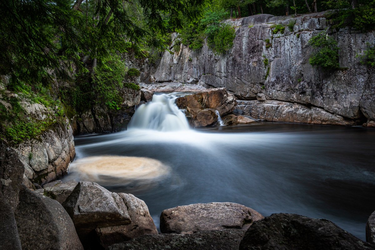 Moody day at the Flume along the West Branch of the Ausable River. 
#adirondacks #ausableriver #ispyny