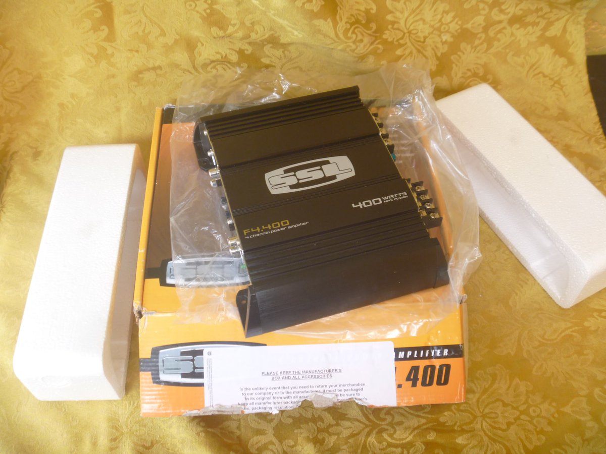 SoundStormLab's tweet photo. Check out this 4 channel amplifier! Fresh, new, and ready to be installed. https://t.co/0lxruUiej2