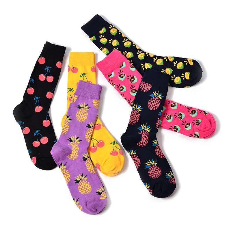 7.73EUR and FREE Shipping #shopCotton Women’s Socks with Fruits Print