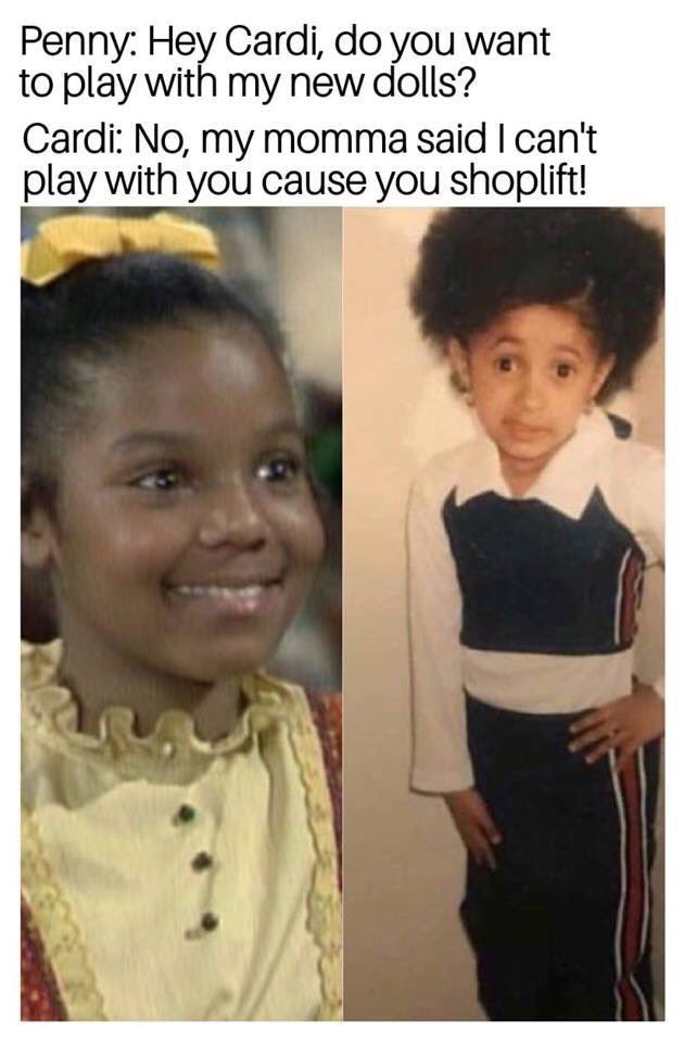 Dont_Be_Jealous's tweet photo. @iamcardib @iamcardi #meme #cardimeme https://t.co/HMkSYTAIQ9