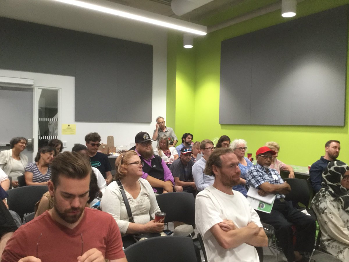 AHBureau's tweet photo. Great attendance for the first @HamOnt4Transit meeting! Discussed priorities including @HSR, funding, LRT, area rating, #FixTheHSR, accessibility, and more. https://t.co/atm7vgirXa