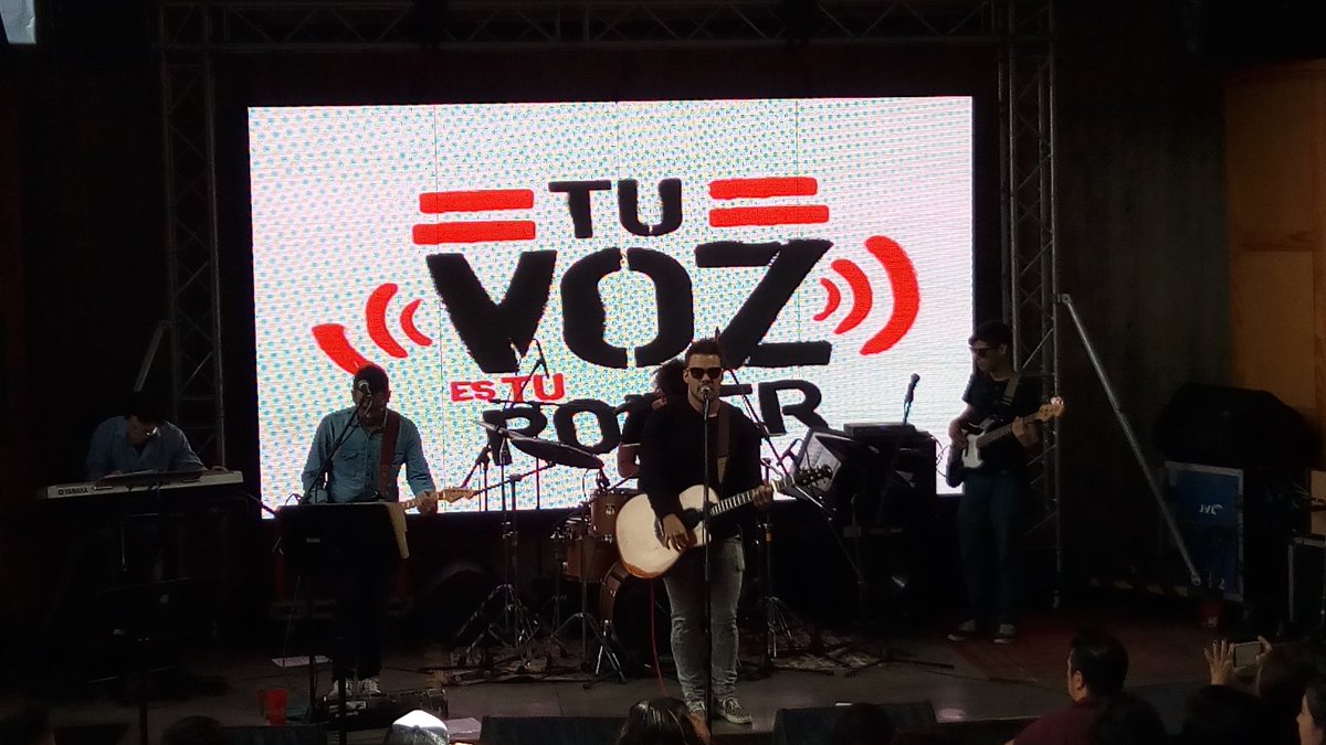 Sinmordaza's tweet photo. #TuVozEsTuPoder2018| 🎤🎶 Vívelo con tus panas junto a @salomusica 😍
¡Expresa tu arte #SinMordaza! https://t.co/F0RUyYeGiZ