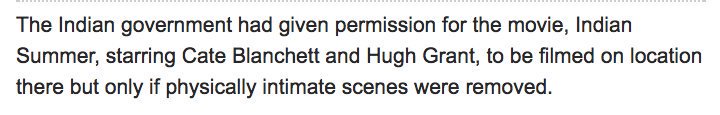 19.  @INCIndia DEMANDED intimate scenes between Nehru & Edwina to be CUT; film got shelved.  @RahulGandhi stayed SILENT. (via  @nanditathhakur)  http://www.telegraph.co.uk/news/worldnews/asia/india/6392593/Film-about-Nehrus-love-affair-with-Edwina-Mountbatten-shelved.html