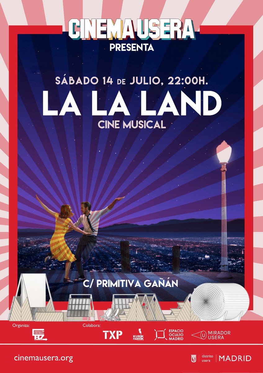 CinemaUsera's tweet photo. En media hora #lalaland en @cinemausera Haz tuyo el cinema! https://t.co/AGTXGetAAO