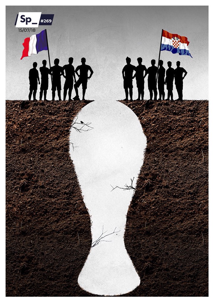 #PortadaSp_ en honor al partido más importante del mundo. En juego la Copa que todos los países quieren jugar y solo uno puede ganar. Francia y Croacia buscarán la gloria de ser CAMPEÓN DEL MUNDO.