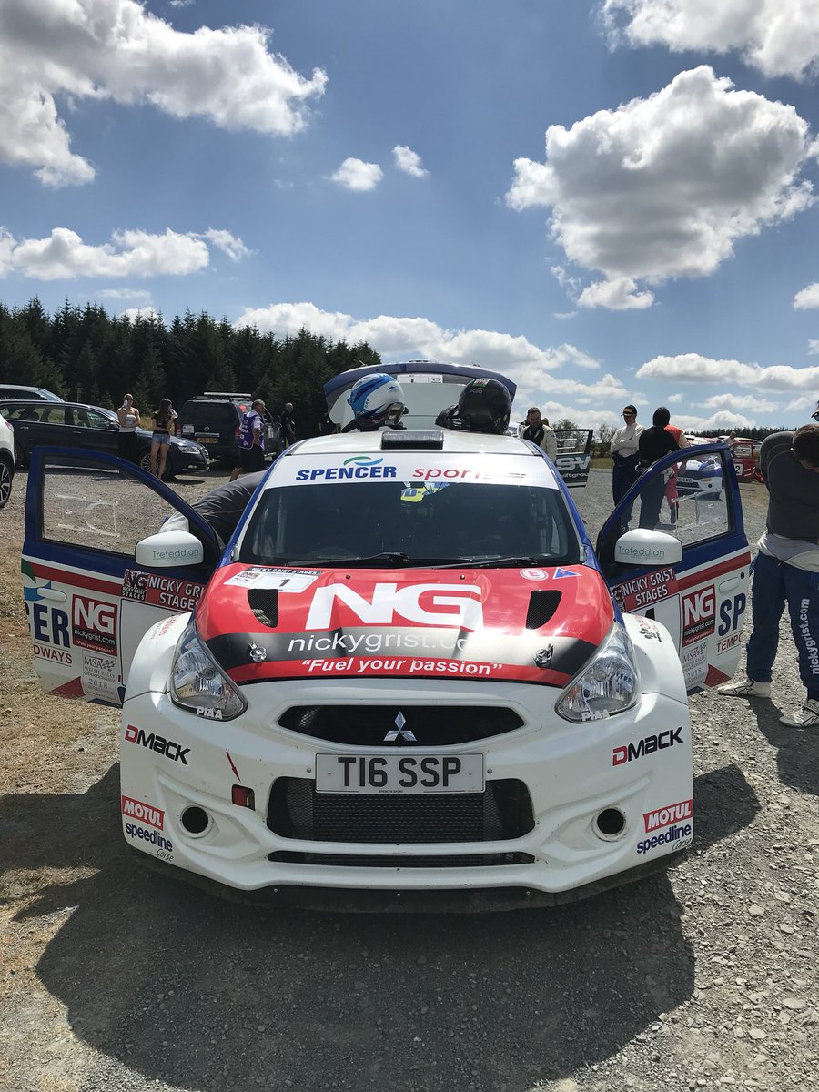 tomcaverally's tweet photo. We finished 2nd on times @NGStages but a rare admin error by James meant we were not classified in results. It’s been a great day though &amp; we took 3 fastest times in @Spencer_Sport @MitsubishiR5 Thanks to the team @SpencerECA @DMACK_Tyres @nickygrist @WaleroRacing @atech_racing https://t.co/VFgd8XwL10