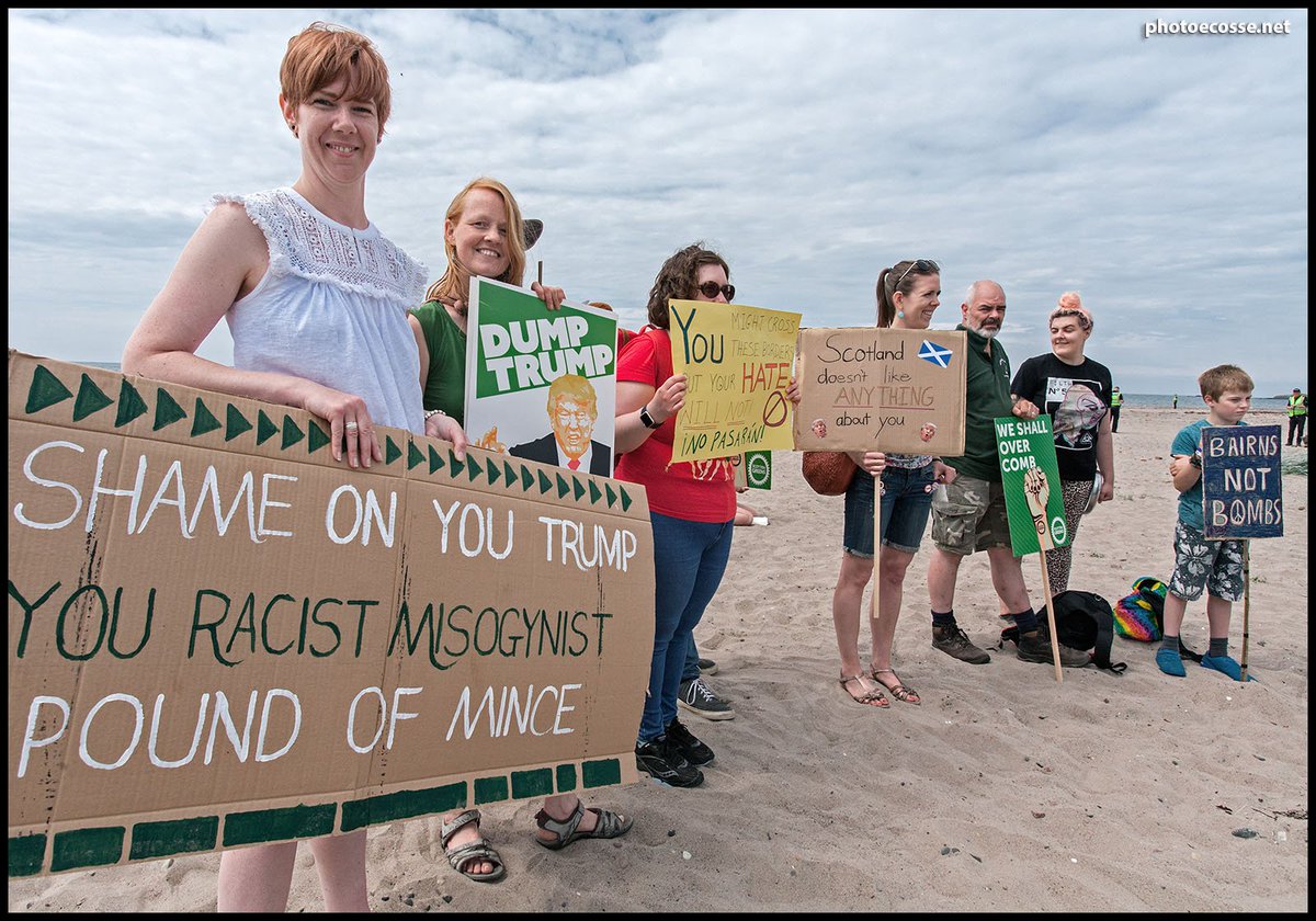 GarethHarper1's tweet image. Whilst thousands protest in Edinburgh, Donald Trump enjoys a round of golf at his Turnberry hotel.  But the question remains – who’s footing the bill for The Donald’s Scottish jolly.  
@SACC_Campaign 
@ScotStopTrump
@forfoxsakery
@corravare 
#TrumpProtest
#Turnberry