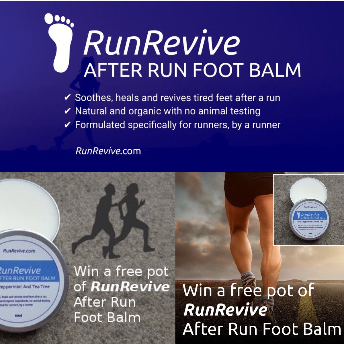 jonmosesvocals's tweet photo. And the lucky winners of the #Runrevive After Run #footbalm @RunRevive are ........ @FridaySwift and @cillastubbs .... whoop whoop well done!!!! DM me your address so I can post. Congratulations. https://t.co/jZPaB8R2cw